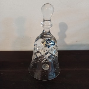 Royal Brierley Crystal Ornamental Bell. Excellent Condition.