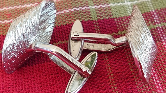 Solid Sterling Silver Cufflinks (925 as pictured)… - image 4