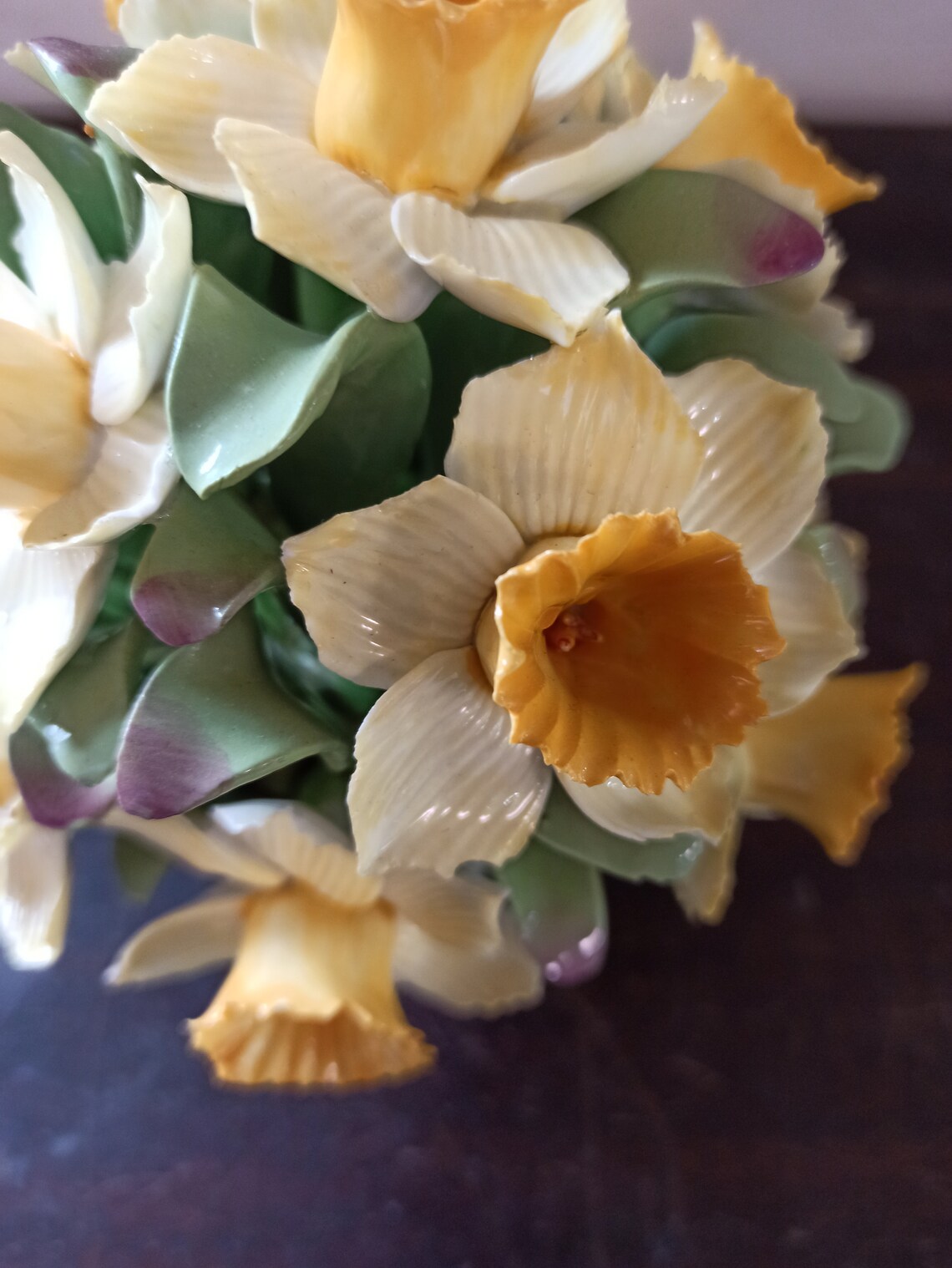 Aynsley Daffodils Flower Decoration Ornament. Fine Bone China. Etsy