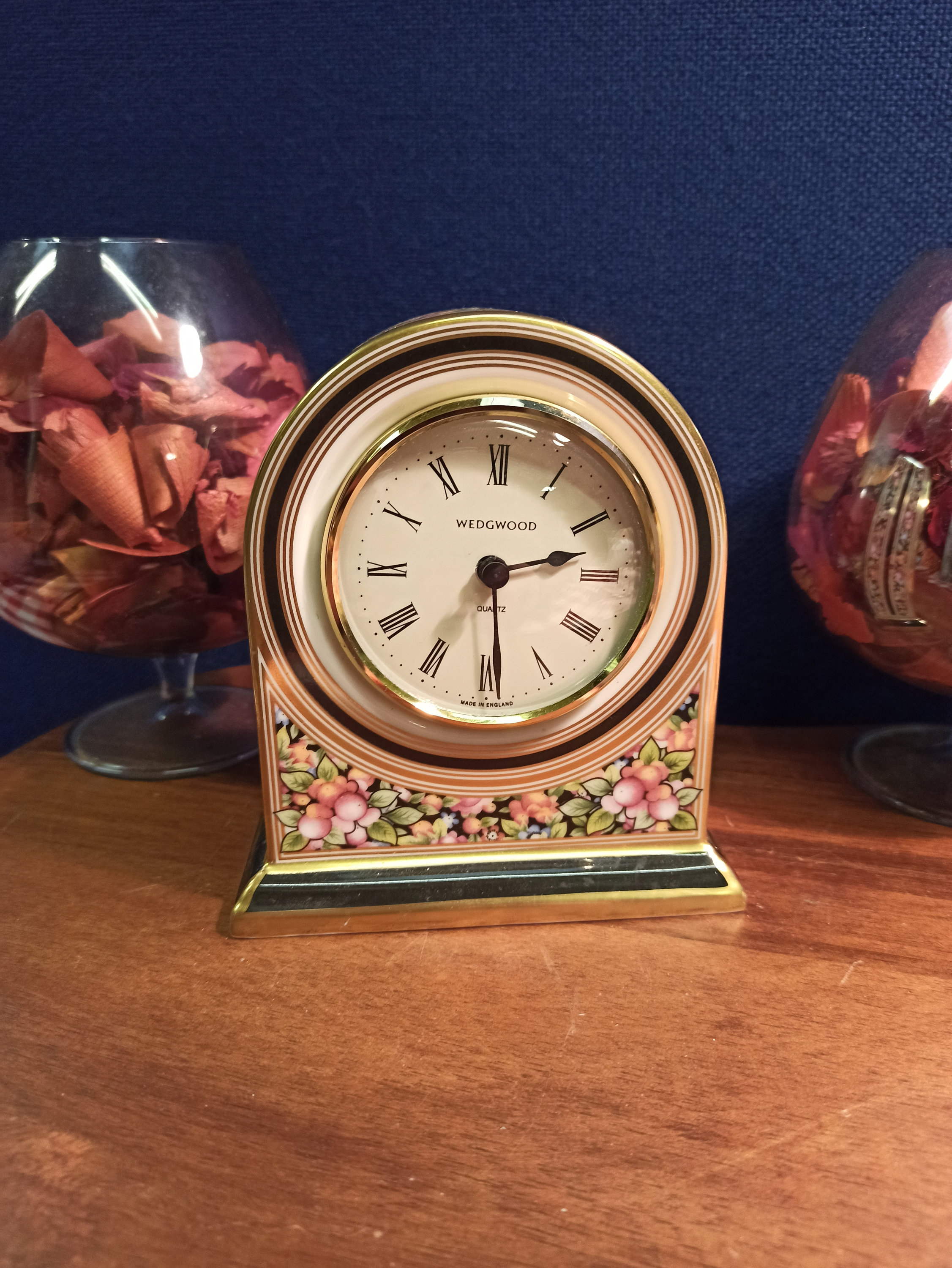 Wedgwood Mantle / Table Quartz Clock. Clio Design. Excellent Etsy