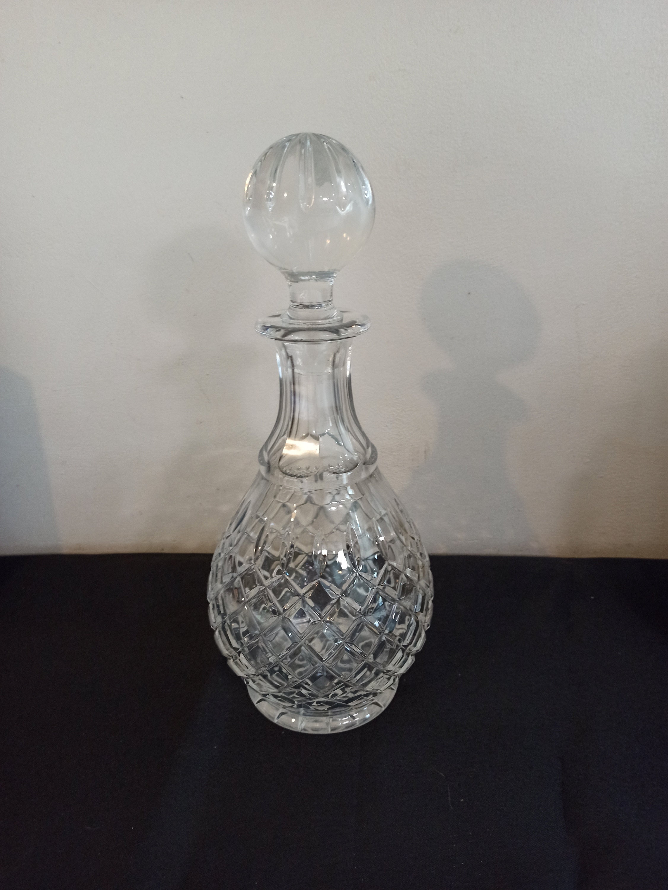 Vintage Lead Crystal Glass Decanter. Very Good Condition. Etsy UK