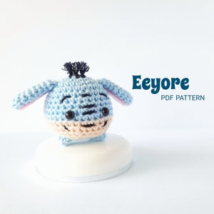 Crochet Pattern : Eeyore Amigurumi PDF