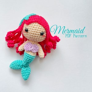 Crochet Pattern : Little Mermaid Amigurumi PDF Pattern