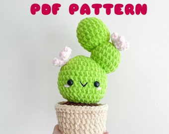 Crochet Pattern : Cactus Amigurumi PDF Pattern