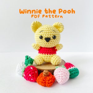Crochet Pattern : Honey Bear Amigurumi PDF Pattern