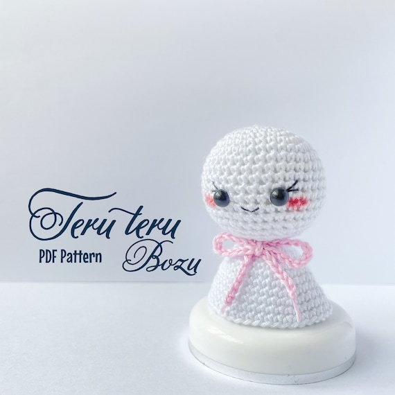 かぎ針編みパターン：てるてる坊主あみぐるみPDFパターン - Etsy 日本