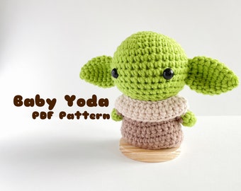 Crochet Pattern : Alien Baby Amigurumi PDF Pattern