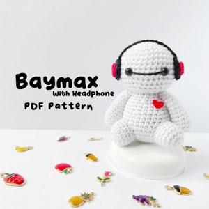 Crochet Pattern : Baymax Amigurumi PDF Pattern