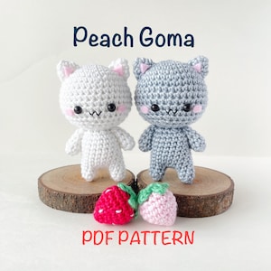 Crochet Pattern : PeachGoma Amigurumi PDF Pattern