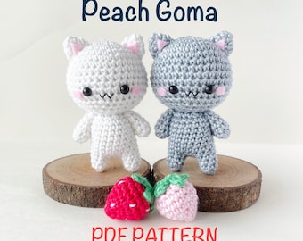 Crochet Pattern : PeachGoma Amigurumi PDF Pattern