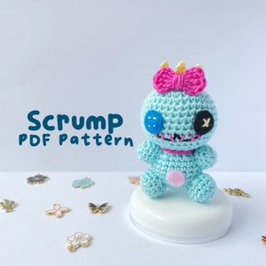 Crochet Pattern : Scrump Amigurumi PDF Pattern