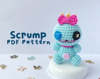 Crochet Pattern : Scrump Amigurumi PDF Pattern