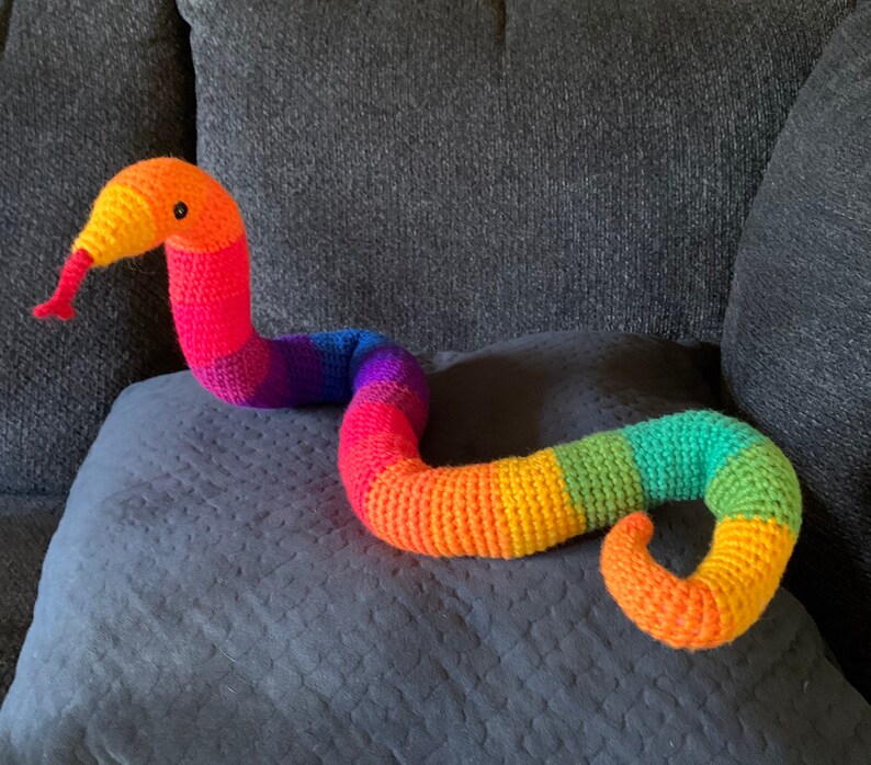 small stuffed snake