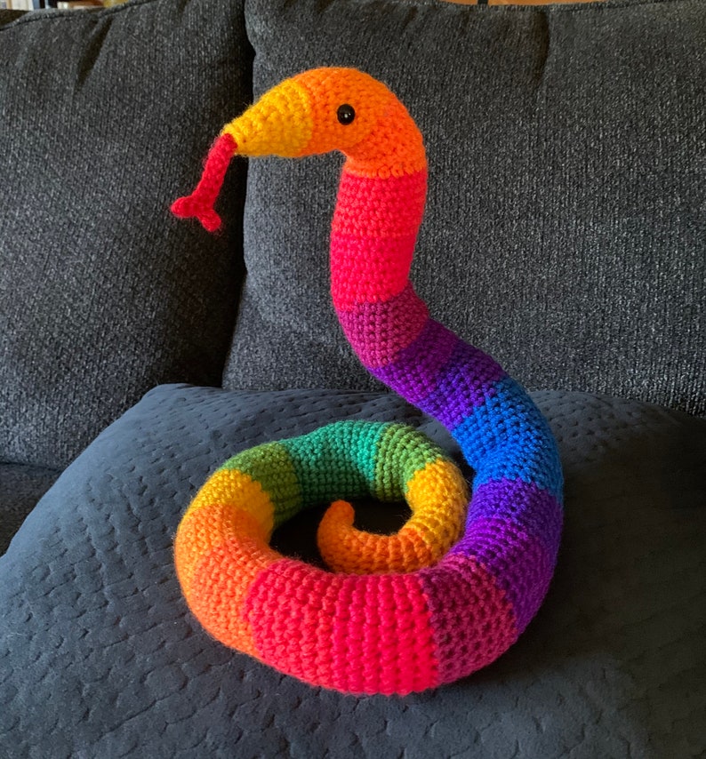 small stuffed snake