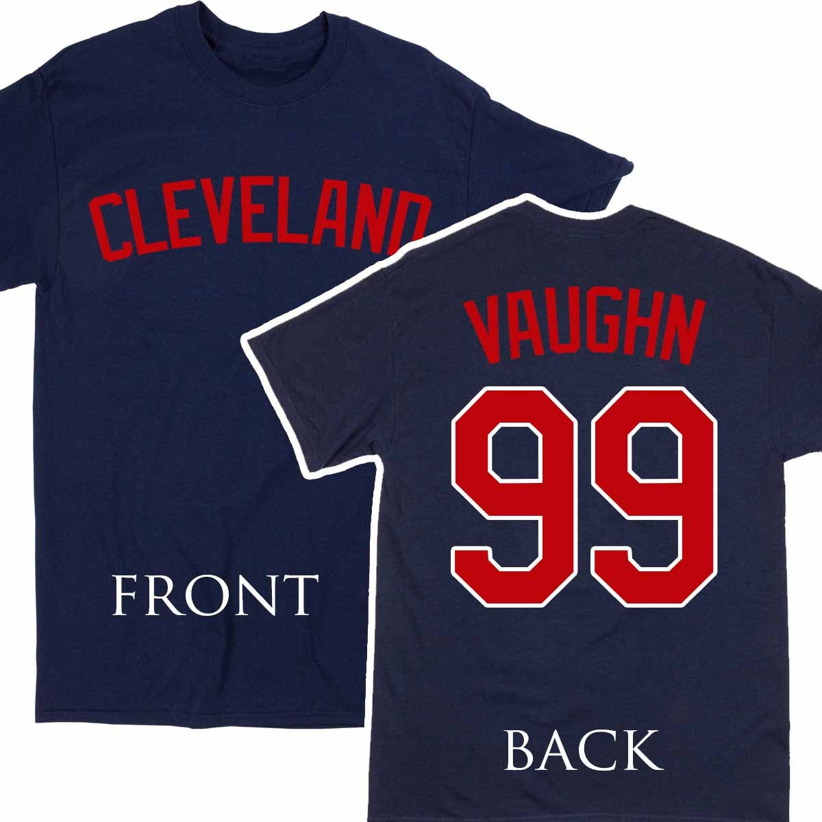 99 rick vaughn jersey 100% Embroidery Logos Throwback vaughn