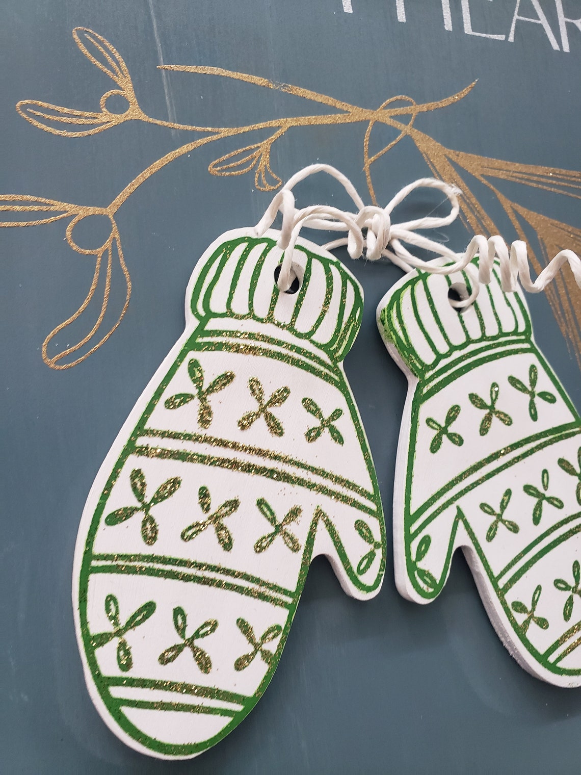 Mittens Set of 3 Unfinished Wood Cutouts. Includes 3 sets of Etsy