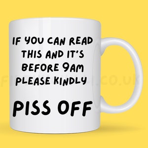 Offensive Ceramic Coffee Mug, Funny Novelty Christmas Gift