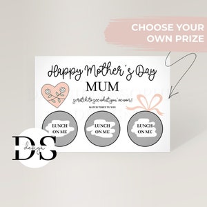 Carte à gratter de la fête des Mères, cadeau drôle pour maman, cadeau de belle-mère, idées de cadeaux pour la fête des mères, carte de fête des mères, carte à gratter pour maman, cadeau de maman