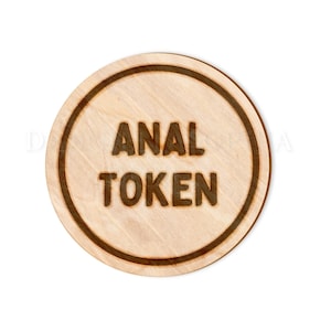 Naughty Tokens, Anal Token, Naughty Gift for Her, Birthday Gifts for Him, Anniversary Gift for Husband, Gift for Boyfriend, Decision Coin