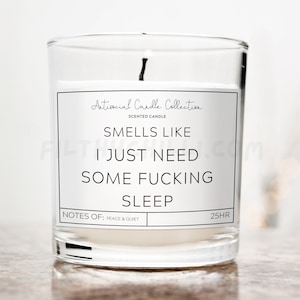 Funny Candles, Gift for New Mom, Pregnancy Gift for Her, Baby Shower Gifts, Parents To Be Candle, Sleep Gifts, Unique New Mum Dad Gift, ™