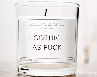 Bougie gothique, Bougies grossières, Bougie Baphomet, Bougie drôle, Bougies sataniques, Cadeaux offensants, Cadeaux alternatifs pour elle, Cadeaux d'anniversaire