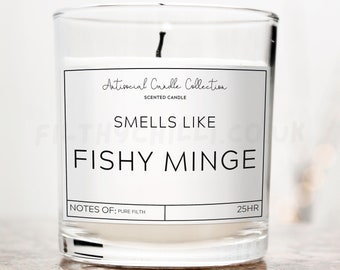 Vela aromática divertida con aroma a "huele a pescado rancio", regalo travieso para el amigo invisible, ™