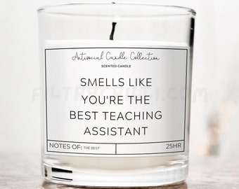 Tu es la meilleure assistante pédagogique, cadeau d'anniversaire pour enseignant, cadeau pour enseignant, idée cadeau enseignant, bougie enseignant, cadeau de fin d'année, ™