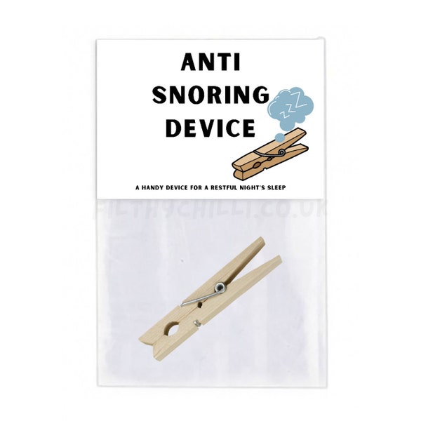 Anti Snoring Device, Funny Fathers Day Gift, Joke Gifts, Gag Birthday Present, Novelty Gift For Dad, Hard To Buy For Gift, Gifts for Him