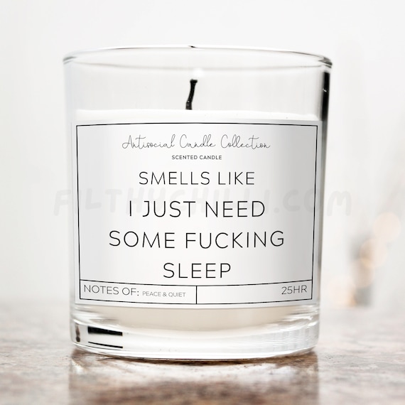 Funny New Mum Candle, I Just Need Some Sleep, Baby Shower Gifts, ™