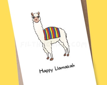 Funny Hanukkah Card, Holiday Card, Holiday Card Set, Hanukkah Card for Mum, Happy Hanukkah, Punny Holiday Card, Chanukah Card, Jewish Cards