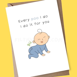 Eerste Vaderdagkaart, kaart van pasgeboren baby, Vaderdagcadeau, grappige kaart voor Vaderdag, verjaardagskaart voor papa, moeder verjaardagskaart,