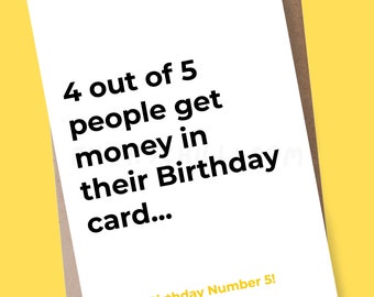 Funny Birthday Card for Grandson, Money Wallet, Money Cards, Rude Birthday Cards for Him, Prank Birthday Cards, Joke Card For Sister