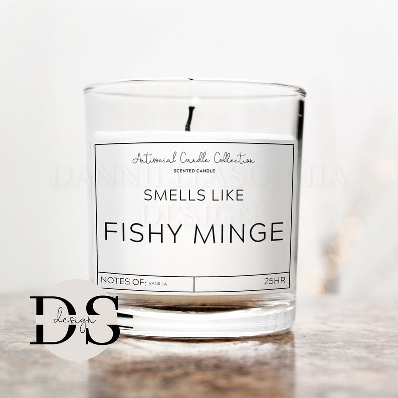 Funny Candles Smells Like Fishy Minge Funny Gift for Best Etsy UK