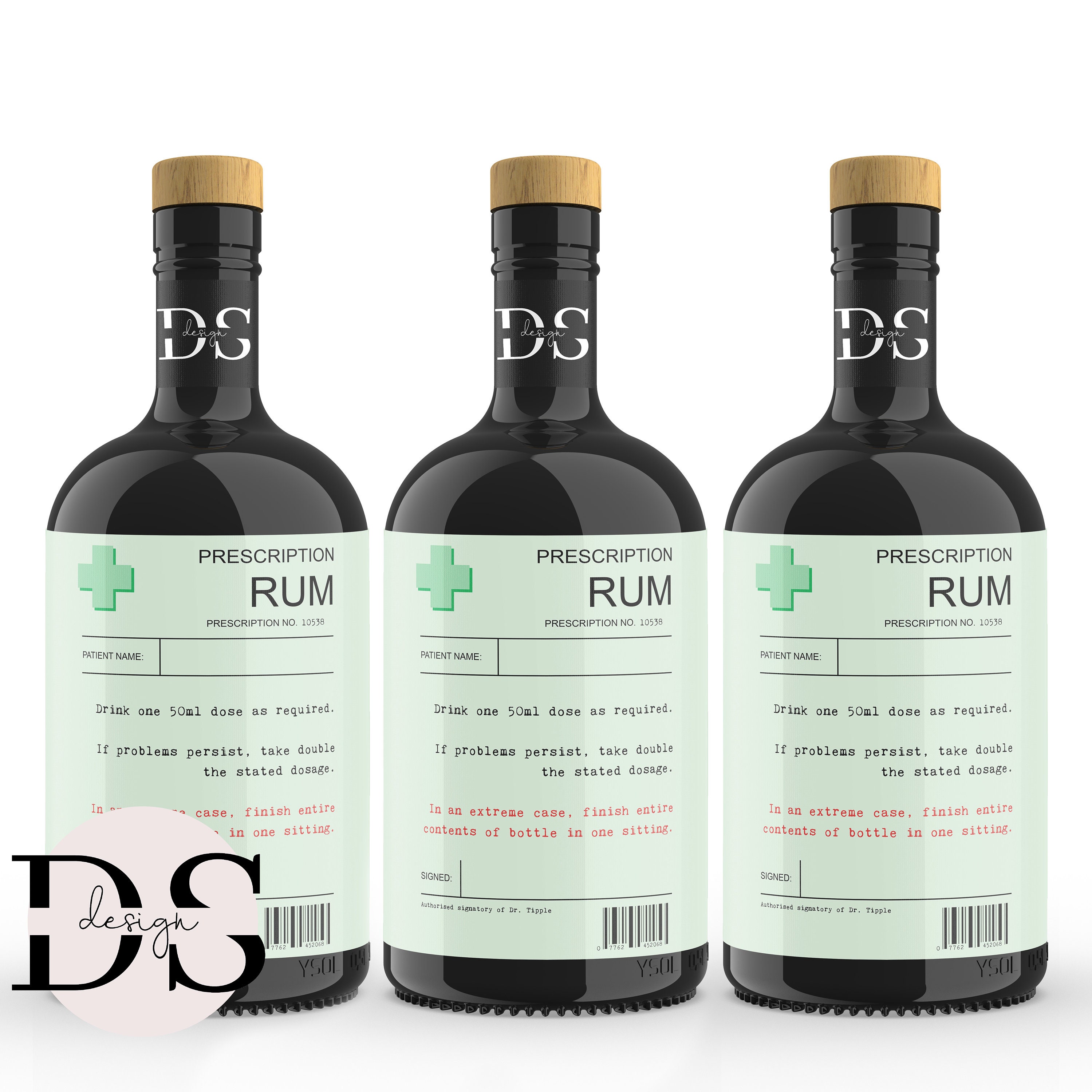 Prescription Rum Label Rum Gifts Rum Lover Gifts Etsy UK