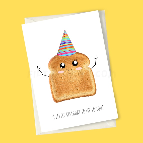 Punkcards - Divertida Tarjeta De Cumpleaños - "Here's A Toast To Your Birthday" - Tarjeta De Cumpleaños Para Hijo - Tarjeta De Cumpleaños Para Hombres - Divertida Tarjeta De Cumpleaños Para Amigos