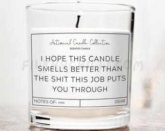 Cadeau collega, cadeau collega, grapcadeau, verjaardagskaars collega, cadeau nieuwe baan, cadeau werk bestie, kaars op kantoor, cadeau voor haar ™