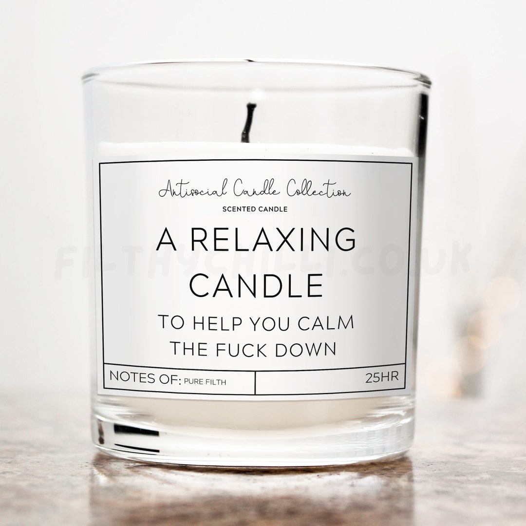 Rude Candles, Relaxing Gift, Funny Gift for Friend, Candle Gift Set