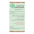 Prescription Chocolate Bar Wrapper, Novelty Gift