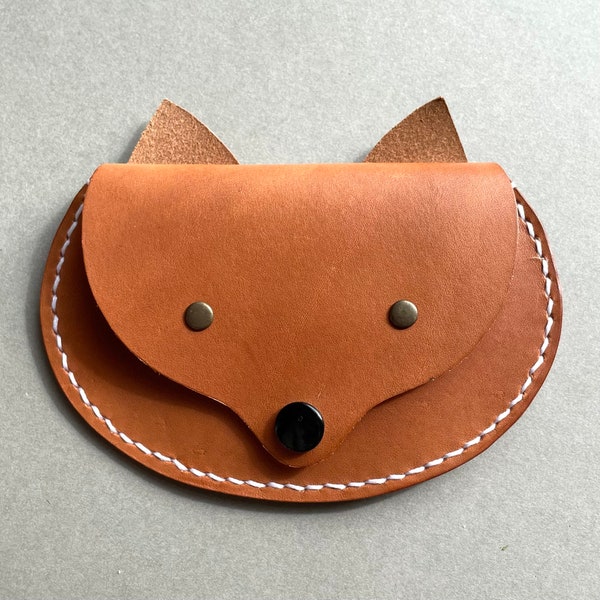 SECONDS/SAMPLE SALE | Children’s fun animal themed fox coin bag | purse pouch | children’s bag | child’s purse