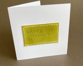 Handmade happy birthday greeting cards