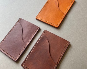 SUPER SECONDES | Portefeuille Wave | porte-cartes en cuir | Portefeuille en cuir pour billets et cartes | Porte-cartes en cuir