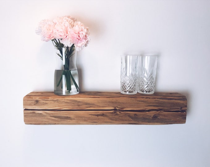 solid wood reclaimed wood beam wall shelf beam shelf wall board