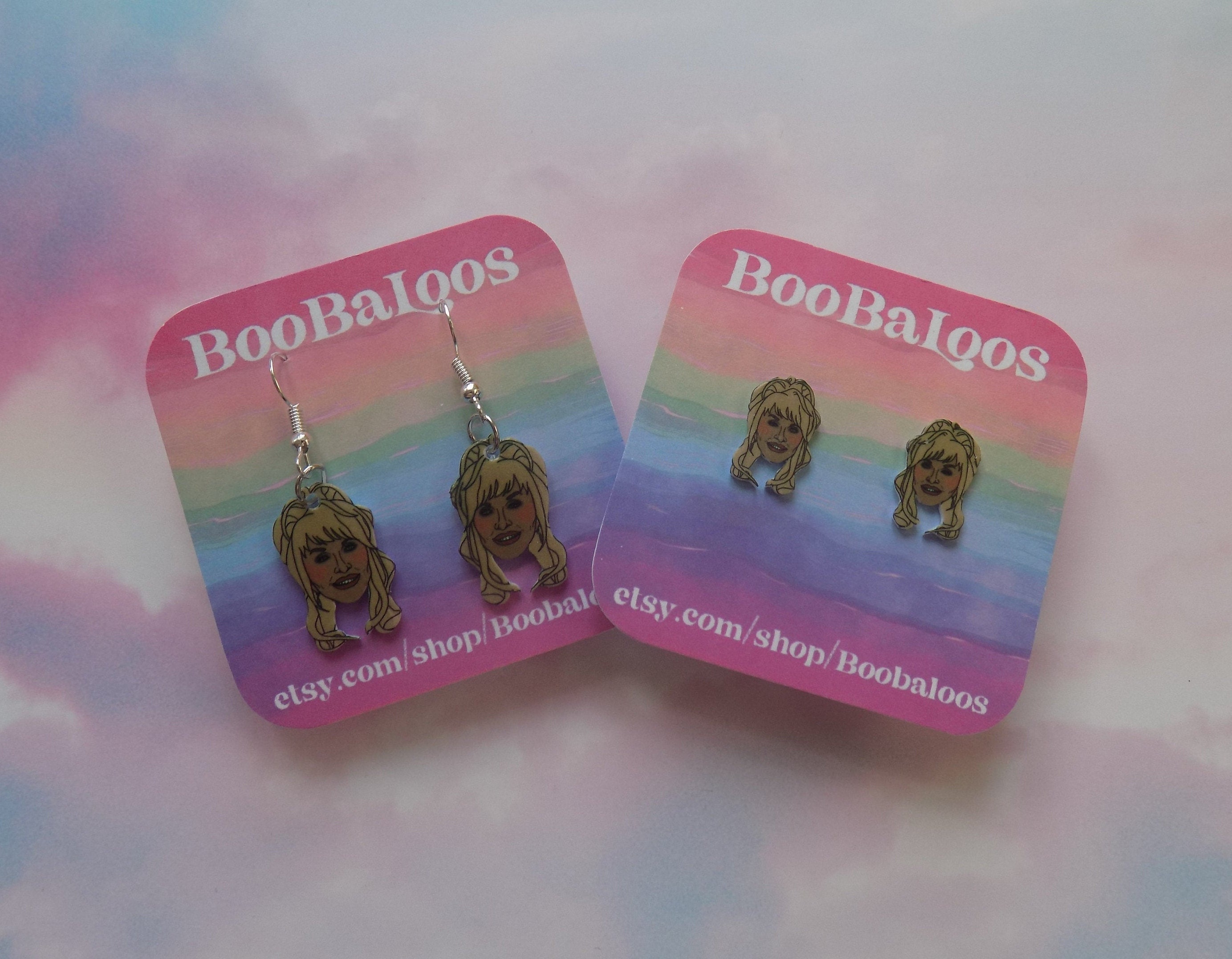 Dolly Parton Earrings 1 Pair Of Earrings Dangle Handmade Etsy
