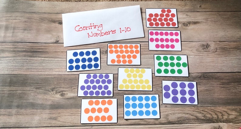Counting File Folder Games, Numbers to 20 - Set of 2 Paint Splat - Etsy