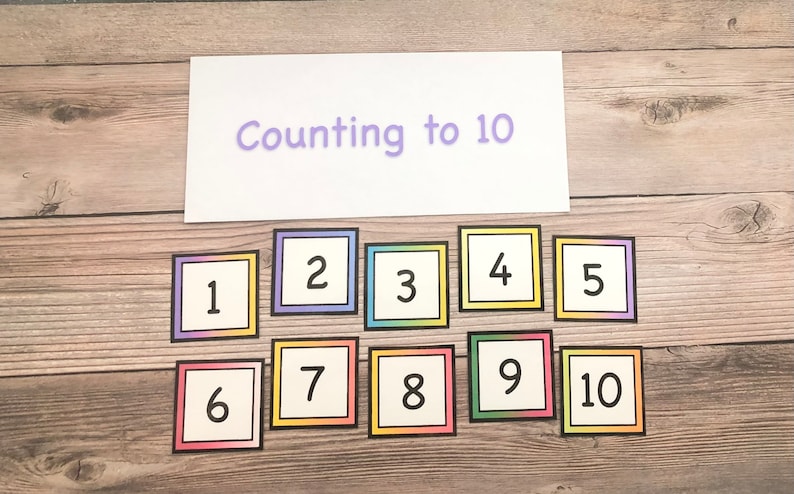 Counting File Folder Game - Numbers to 10 - Counting Bugs - Etsy