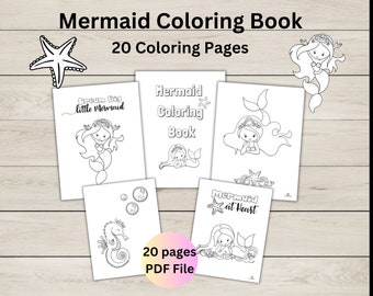 Mermaid Coloring Book