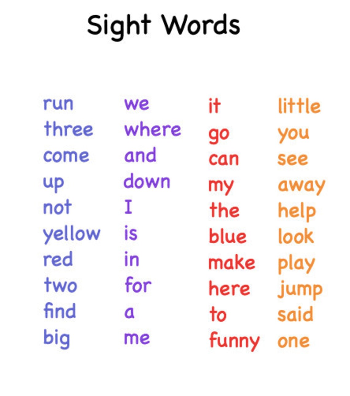 Sight Words Bingo - 30 Different Game Boards - Call Cards and Game ...