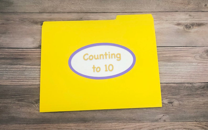 Counting File Folder Game - Numbers to 10 - Counting Bugs - Etsy
