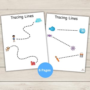 Line Control Worksheet Tricky Line Tracing Worksheets Pre-writing Activity Pencil Control Worksheets ...
