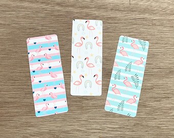 Flamingo Bookmarks: Set of 3